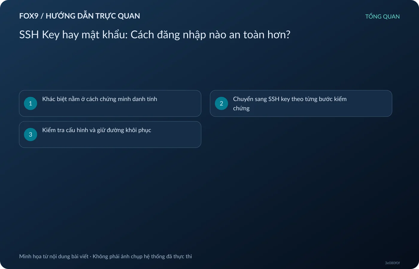 SSH Key hay mật khẩu: Cách đăng nhập nào an toàn hơn?