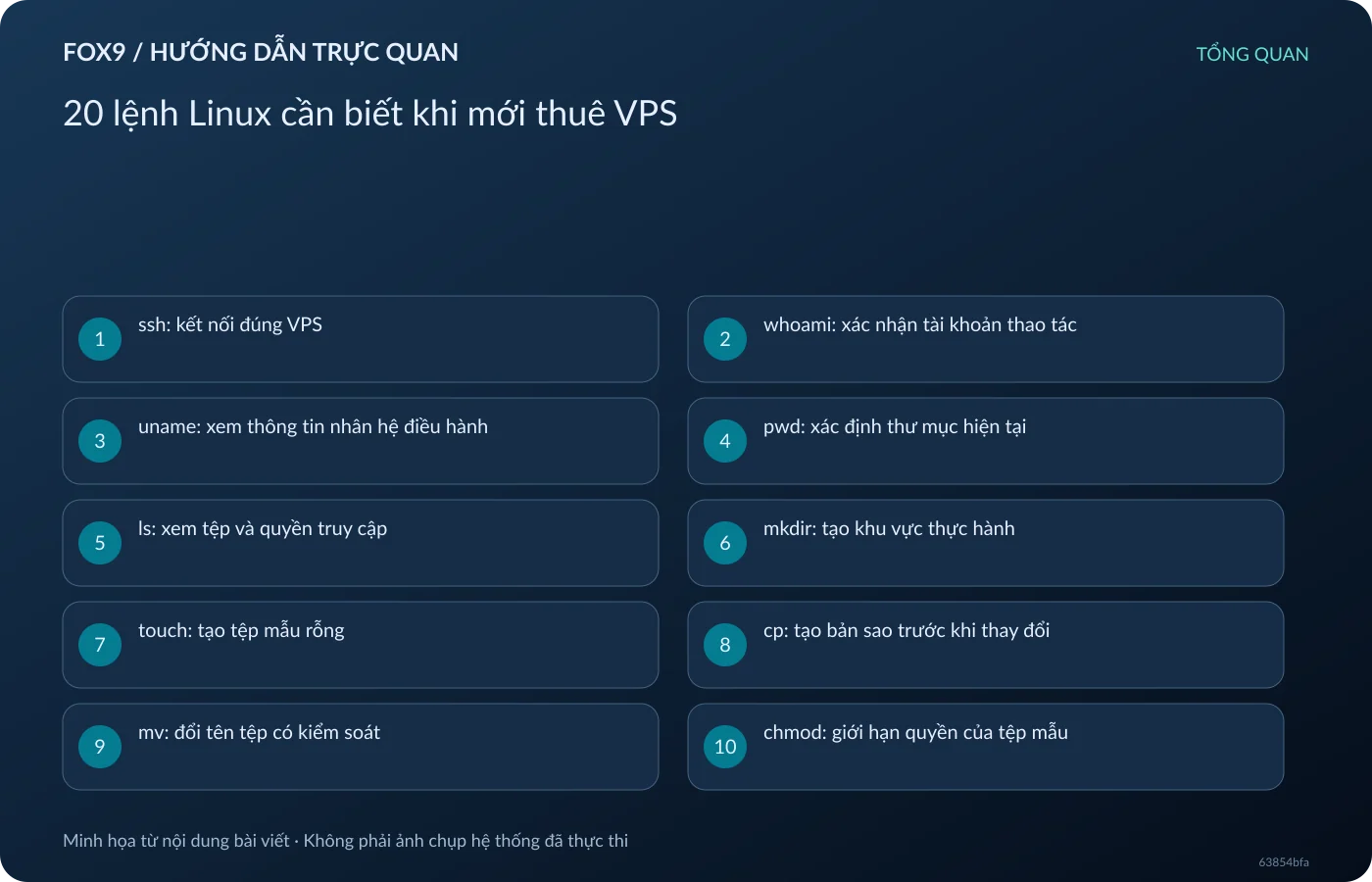 20 lệnh Linux cần biết khi mới thuê VPS