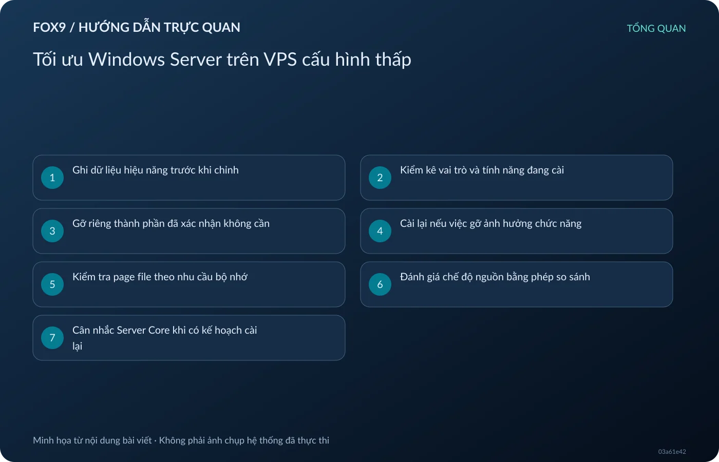 Tối ưu Windows Server trên VPS cấu hình thấp