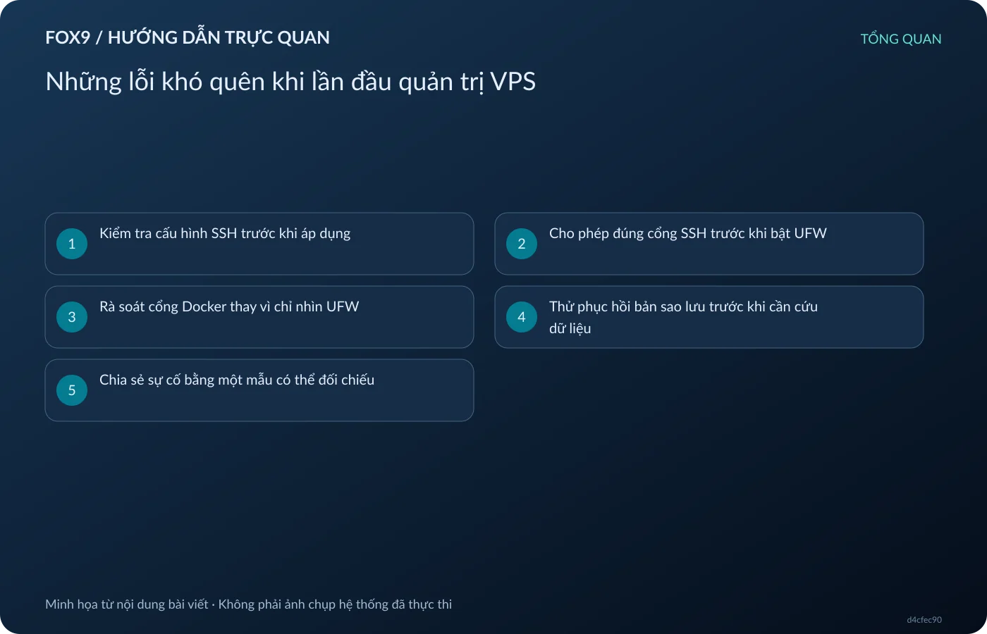 Những lỗi khó quên khi lần đầu quản trị VPS