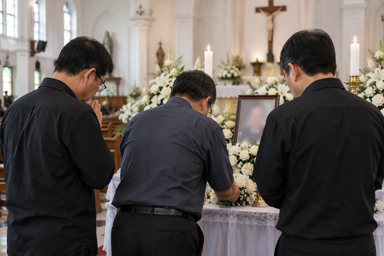 Hùng Thuận, Phùng Ngọc viếng đạo diễn Nguyễn Vinh Sơn