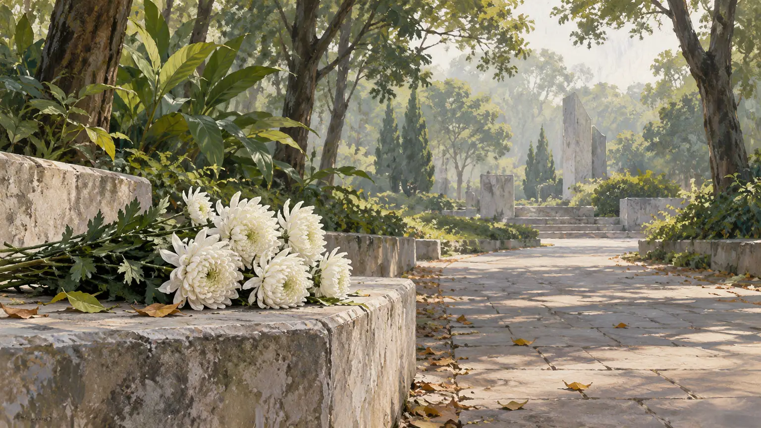 Ảnh minh họa AI: TP.HCM truy điệu 731 hài cốt liệt sĩ tại Công viên Lê Thị Riêng