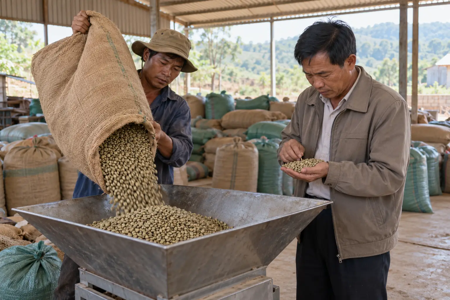 Giá cà phê giảm trong tuần, xuống dưới 90.000 đồng/kg