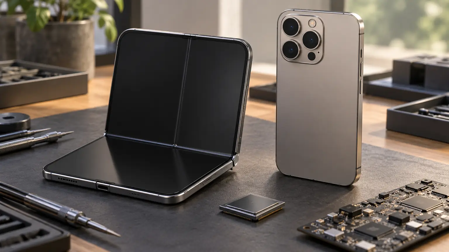 Ảnh minh họa AI: iPhone Duo và iPhone 18 Pro khác gì trước ngày đặt hàng 16/10?