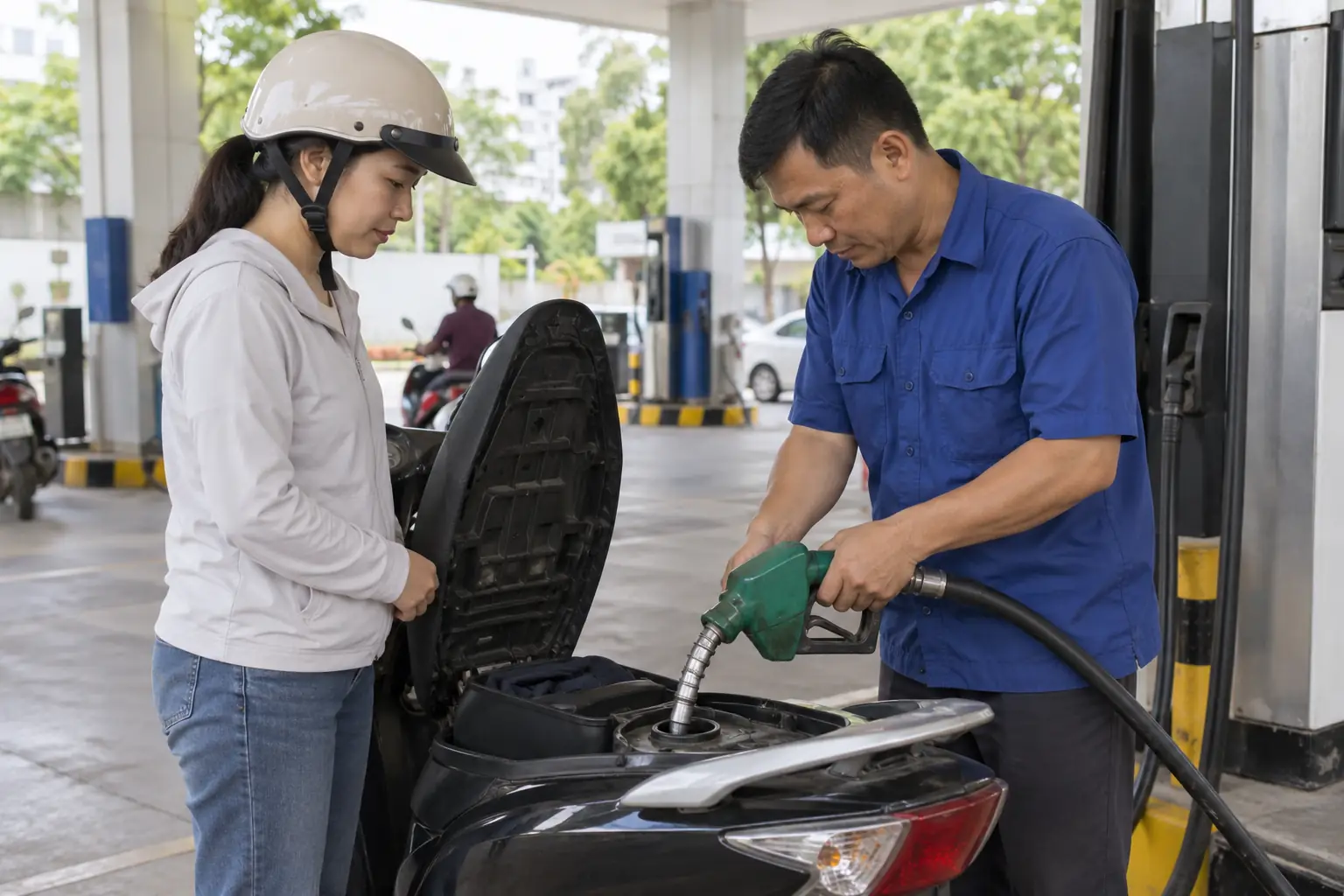 Giá xăng giảm từ 15h ngày 15/10, E10 hạ 1.225 đồng/lít