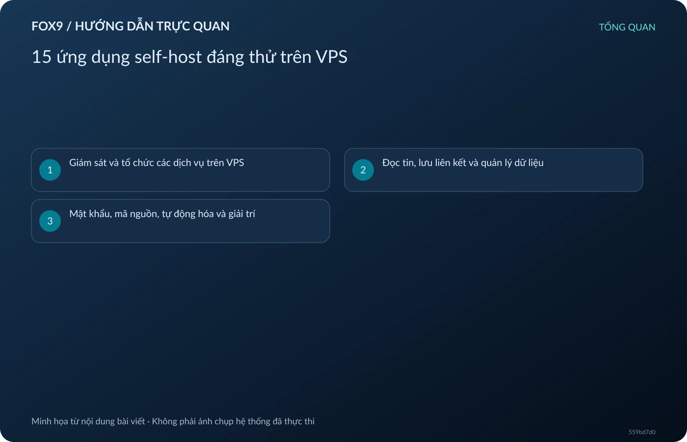 15 ứng dụng self-host đáng thử trên VPS
